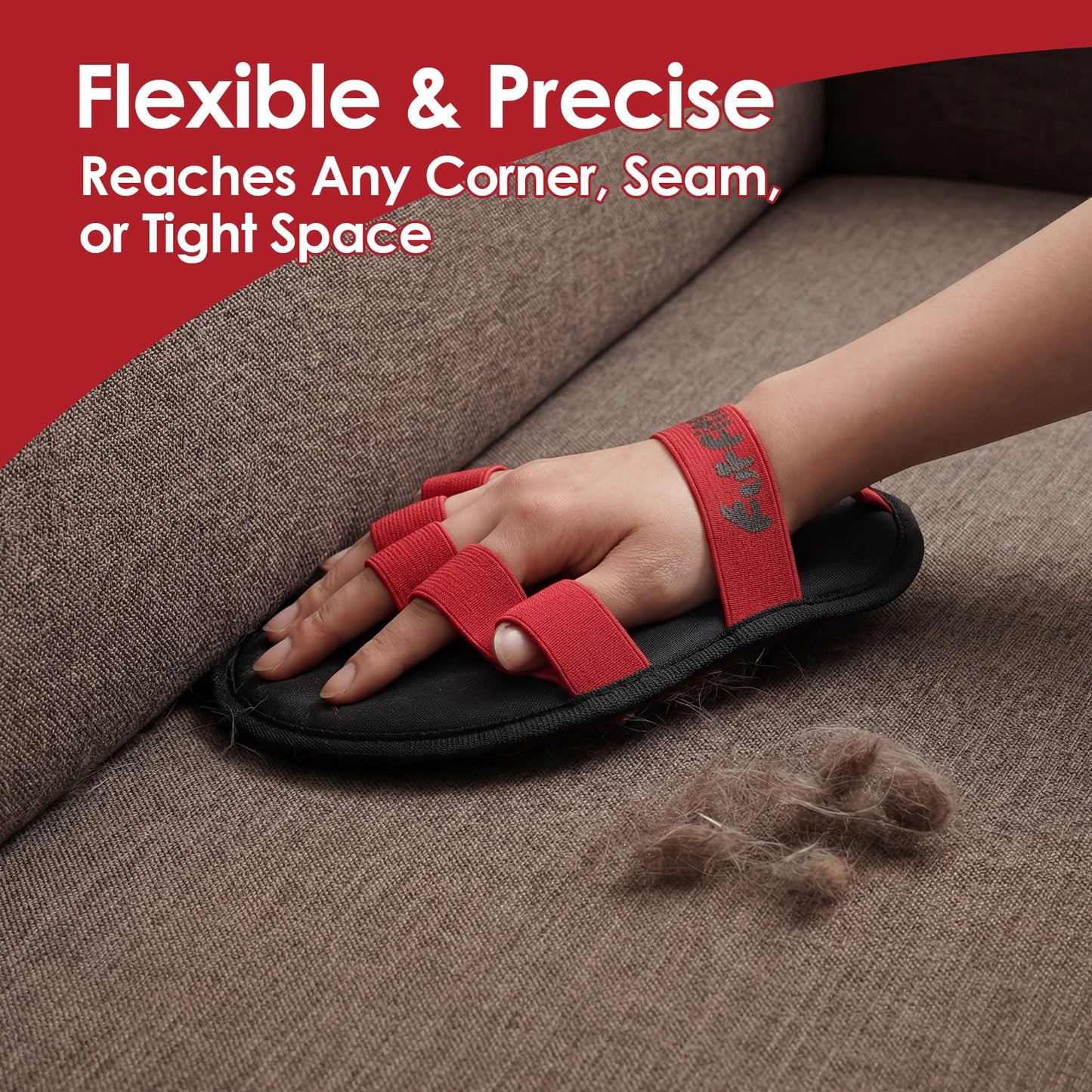 Pet Hair Removal Glove for Cats & Dogs – Reusable Grooming Mitt for Furniture & Carpet