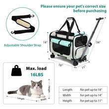 Expandable Rolling Pet Carrier for Small Dogs & Cats – Airline Approved Travel Bag