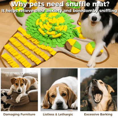 Interactive Snuffle Mat for Dogs – Slow Feeding & Enrichment Toy for Small & Large Dogs