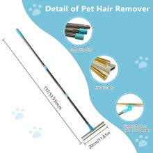 54" Long Handle Pet Hair Remover Rake for Carpet & Couch