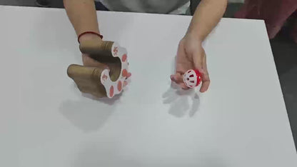 Magic Organ Foldable Cat Scratching Board with Bell Ball