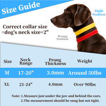 Stainless Steel Prong Training Collar with Rubber Tips & Quick Release