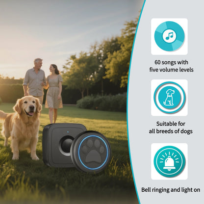 Wireless Dog Doorbell for Potty Training - 1000ft Range