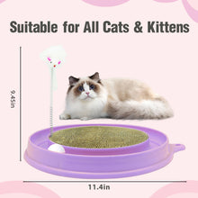 Cat Round Scratcher,3 In 1 Interactive Kitten Toys